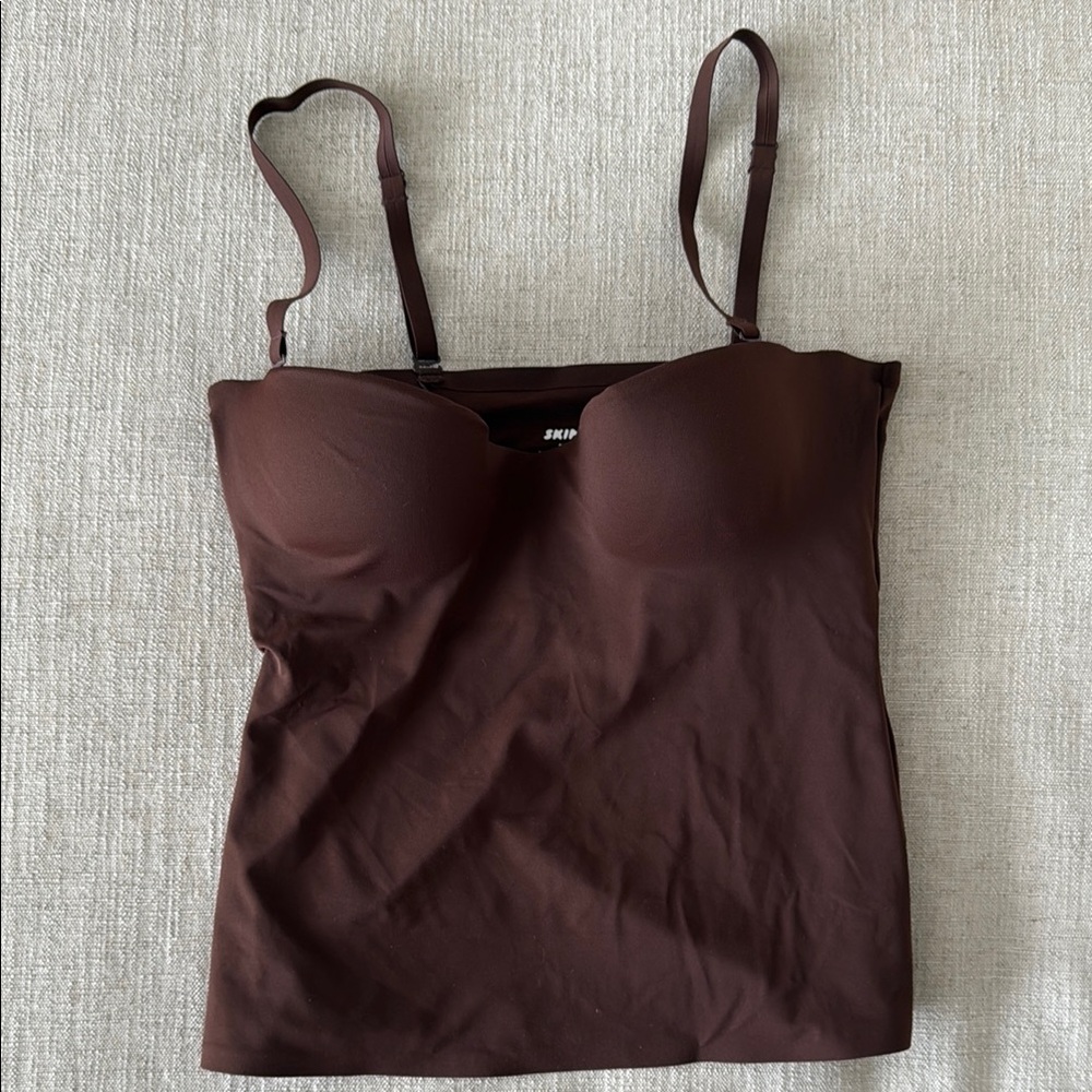 SKIMS Chocolate Brown Camisole